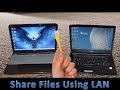 How To conncet Lan Cable to Transfer Data Betwwen two PC..