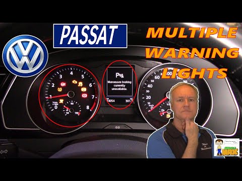 Vw Passat Multiple Dash Warning Lights