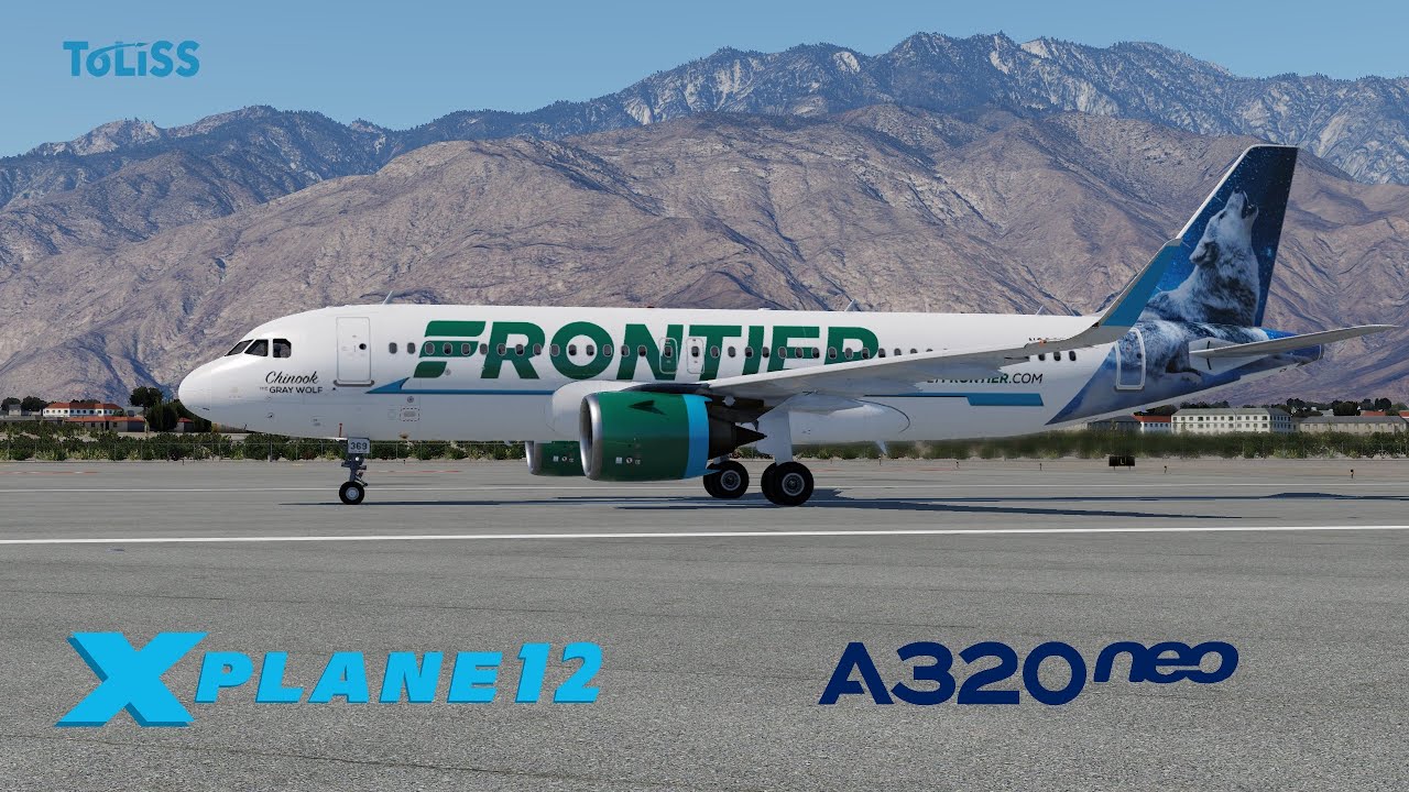X-Plane 12] Toliss A320neo | My Maiden Flight KSPS-KSAN - YouTube