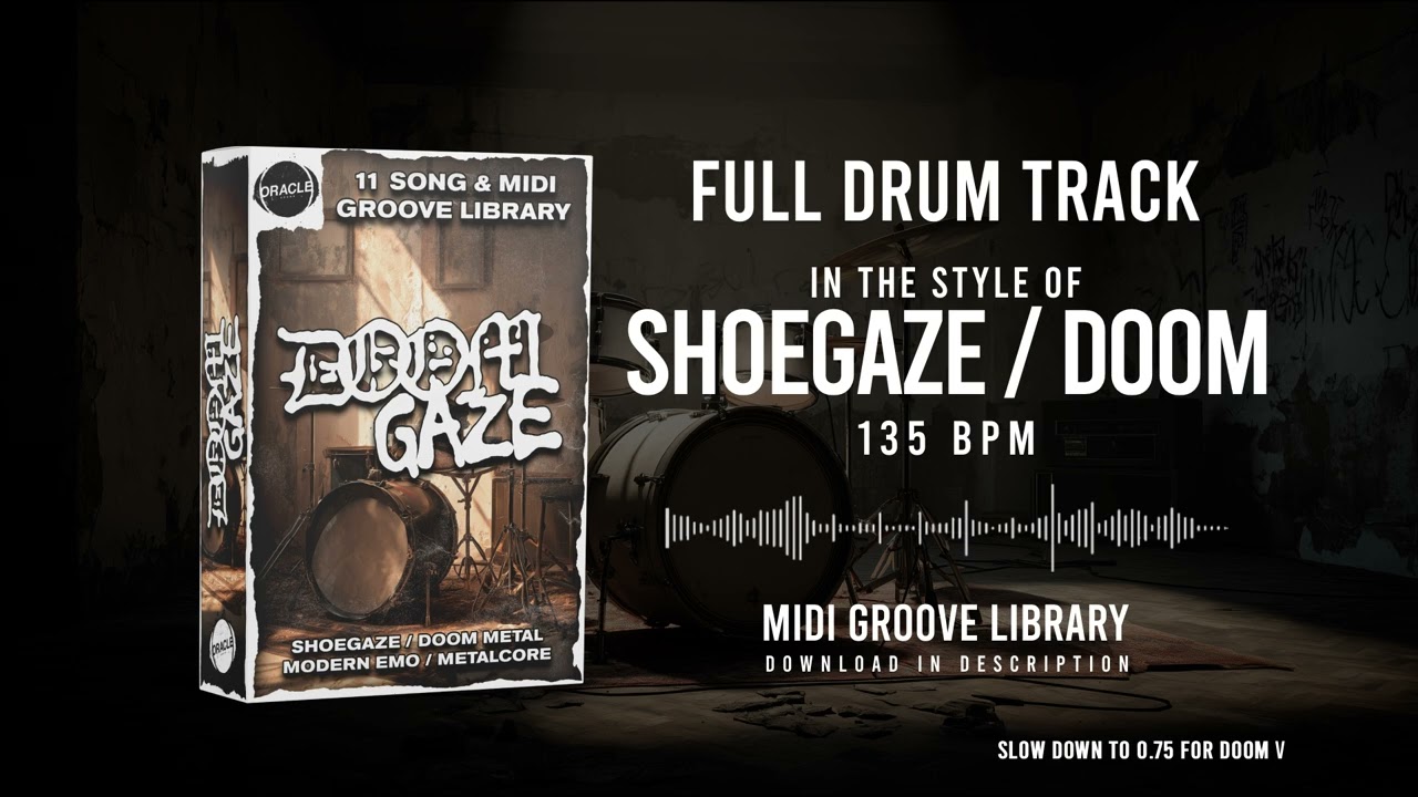 DOOMGAZE DRUM MIDI TRACK 135 BPM