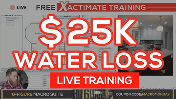 $25K 💧Water💧 Loss, Complicated Kitchen Repair | LIVE Xactimate Training for Adjusters Episode 1 💣