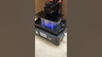 Timelapse of onimask #3 with clear liquid resin printed on my @ANYCUBIC3D  Photon Mono X2