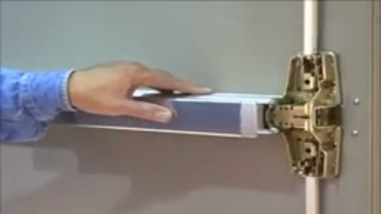 9827 Adjusting Von Duprin Surface Rod Exit Devices (9827/9927Series) - YouTube