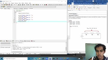 PROGRAMMING FUNDAMENTAL - (PRACTICAL WORK 1)