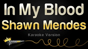 Shawn Mendes - In My Blood (Karaoke Version)