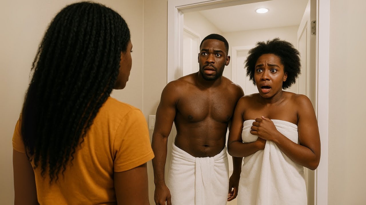Elle rend visite à sa meilleure amie sans prévenir… et découvre son mari  sortant de la douche