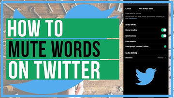 How To Mute Words On Twitter