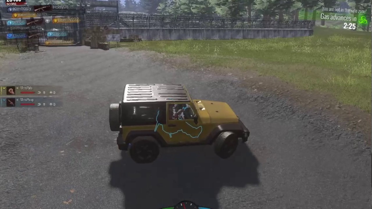 really nice car flip H1Z1 KOTK and you know