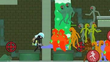 Sewer Survival Chapter 6 level 104 Stickman Zombie Shooter Android game