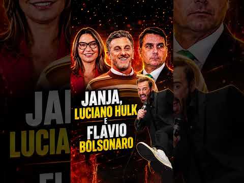 JANJA, LUCIANO HULK E O FLAVIO BOLSONARO - DIOGO PORTUGAL