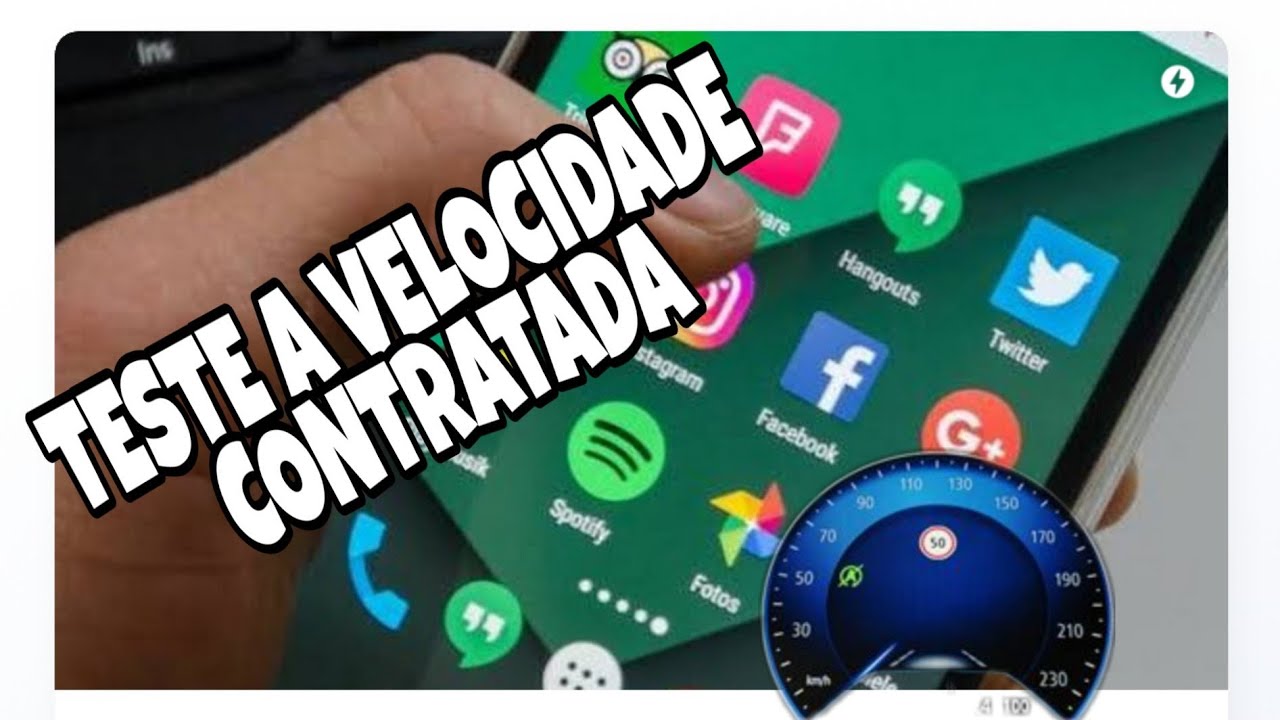 Como Testar A Velocidade Da Internet No Celular Youtube