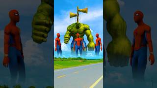 Transform Into Spider Man To Destroy Siren Head Hulk And Avenge King Kong
