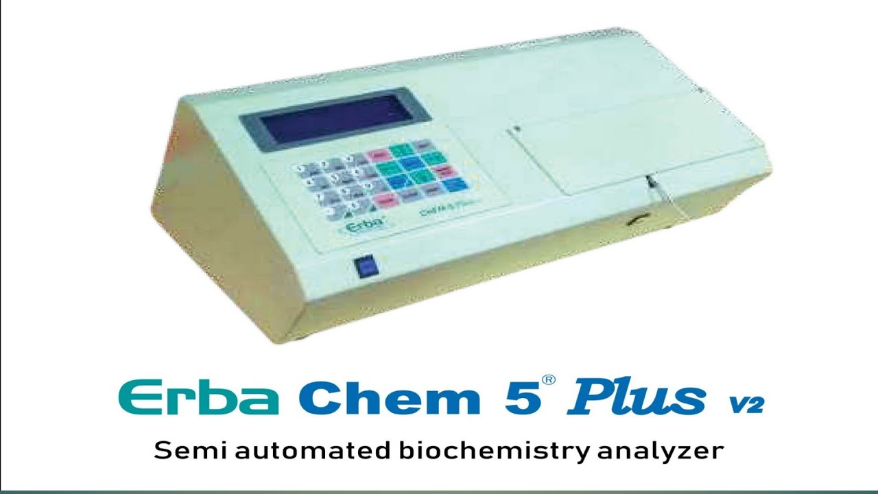 Erba chem 5 v2 plus /Semi automatic biochemistry analyser/Erba machine ...