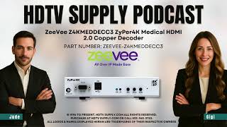 ZeeVee Z4KMEDDECC3 ZyPer4K Medical HDMI 2.0 Copper Decoder