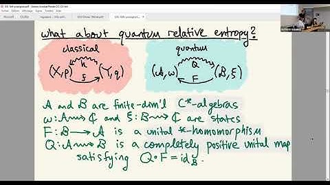 Towards a functorial description of quantum relative entropy