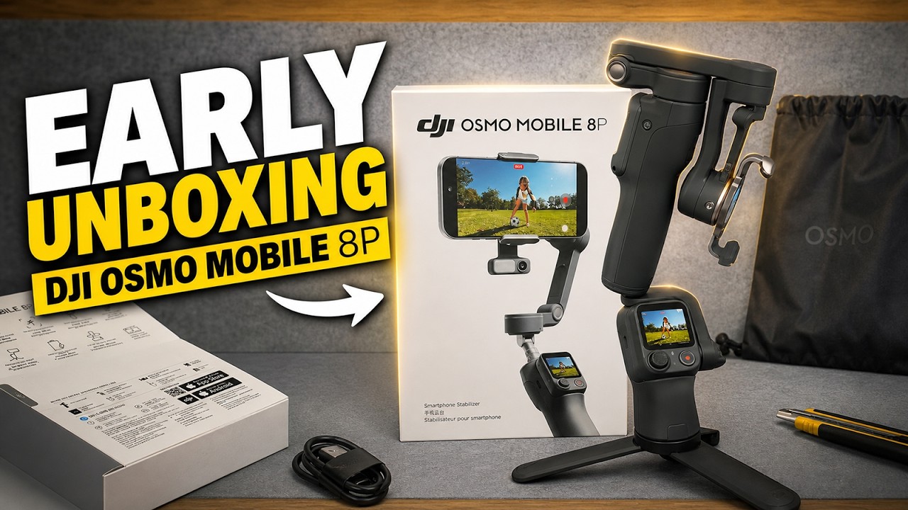 😱 Unboxing the NEW DJI Osmo Mobile 8P - YouTube