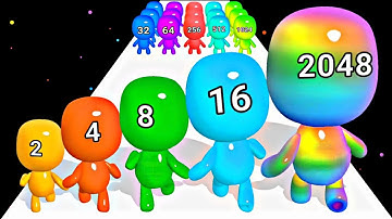 Satisfying Mobile Game Man Runner 2048 Top Mobile iOS,Android Max Levels