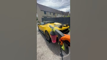 ‼️ Satisfying Lamborghini Huracan Performante Spyder Car Wash ‼️ #satisfying #asmr #shortsvideo