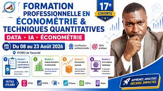 Formation en Économétrie et Techniques Quantitatives : maîtrisez la Data