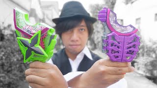 Fuuto pi kamen rider W Henshin with Ninja & Zombie Raisebuckle !!! New Form!!!!