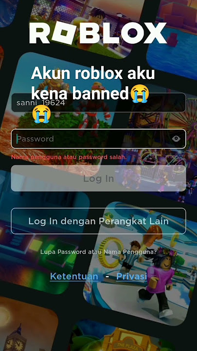 akun roblox aku kena banned😭😭😭😭#bannedroblox#roblox#hacker
