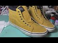 GuzDesigns Hand-Painted Honey Leather Vans