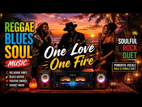 Reggae Blues Soul Music 🎤🎸 | One Love One Fire | Soulful Rock Duet