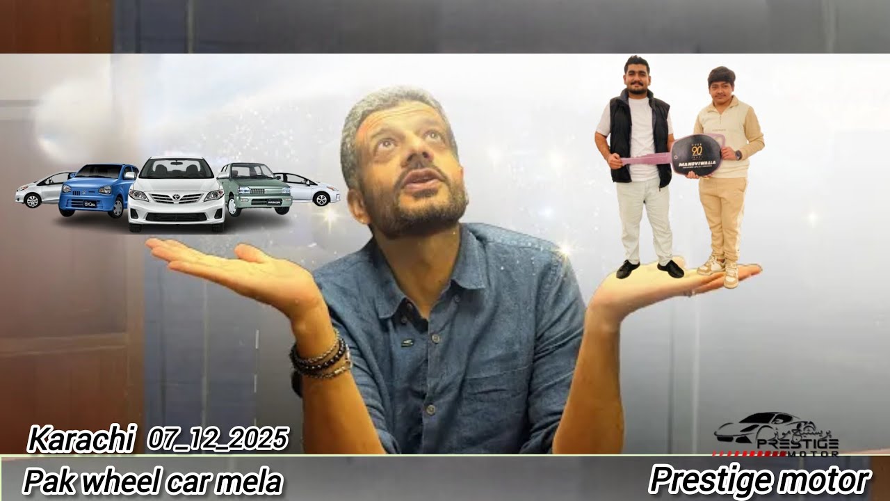 Pakwheels used car Mela Karachi 07_12_2025 Alhamdulillah almost stock sold out prestige motor 