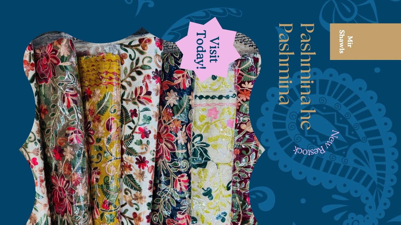 Pashmina shawls arii work Contact 03442613641