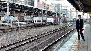 久々に日東工業も積載！。EF210 348号機牽引名古屋タ発稲沢行1353レ名古屋通過