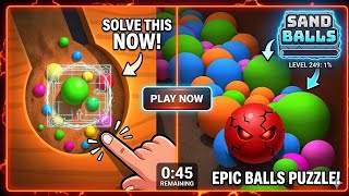 Sand Balls - Digger Puzzle Gameplay Walkthrough | Satisfying Puzzle Levels! (Android/iOS) screenshot 2