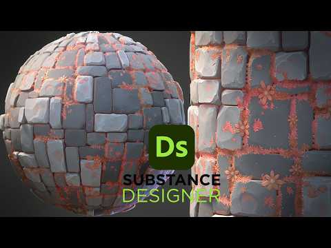 Stylized Old Cobblestone - Substance 3D Designer
