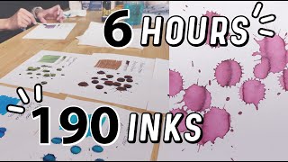 Swatching 190 Robert Oster Inks so You Don’t Have To