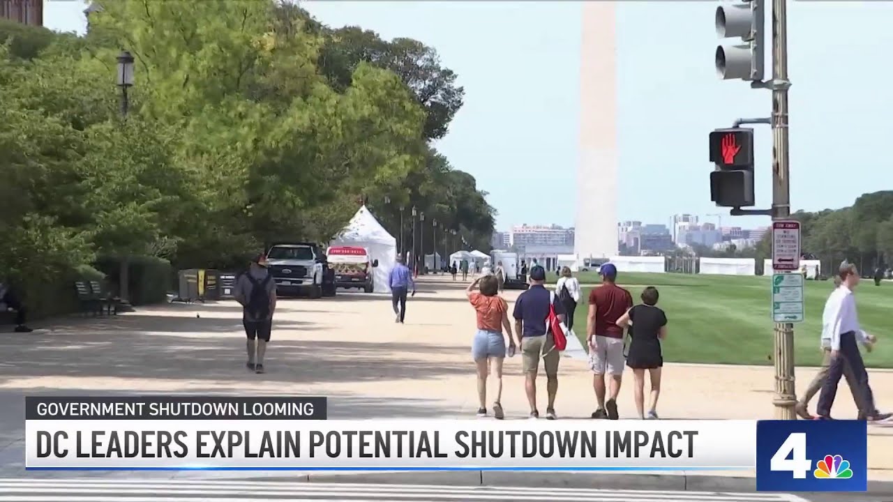 Countdown to possible shutdown: The News4 Rundown | NBC4 Washington ...