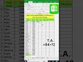 🔥 Excel Payroll Management System in 1 Minute | Automatic Salary Calculation 💰⚡#shorts #viral#excel
