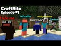 CraftNite: Episode #1 - I'm the best player on the server... (Ft. Randumb, Tiko, Kaz & Bazerk!)