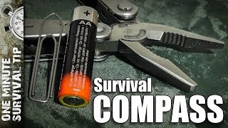 DIY Survival Compass: Improvise a Compass with NO Magnet