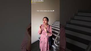 Have you ever tried singing in an echo space?Thanks for the video#pooja #nanda #poojacomedy