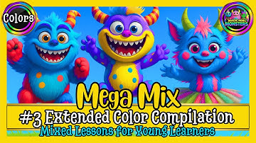 #3 Extended Color Compilation | Learn 13 Colors | Magic Mini Monsters #magicminimonsters