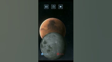 I play solar smash and destroy the Mars with moon#short #solarsmashgameplay