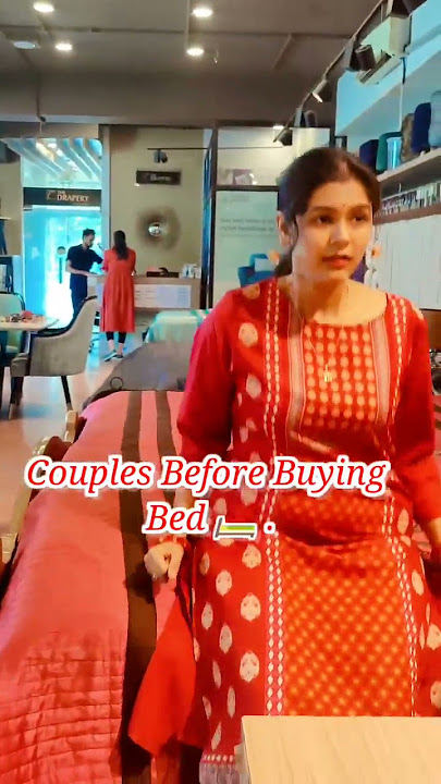 Couples Before Buying Bed 🛌 🤣