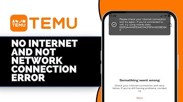 How to Fix Temu App "No Internet" or "No Network Connection" Error (Solved – 2025 Guide)