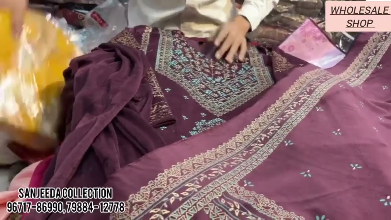 पार्टी वियर फैंसी ड्रेस एक ही वीडियो में देखकर आपका दिल खुश हो जाएगा ambala kapda markit sanjeeda 