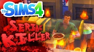 MY HOUSE IS ON FIRE! | Sims 4 Serial Killer Challenge