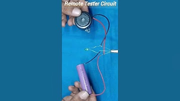 Remote Tester 🔌How To Make Remote Control Tester || IR Receiver Buzzer || #remotetesting #shorts