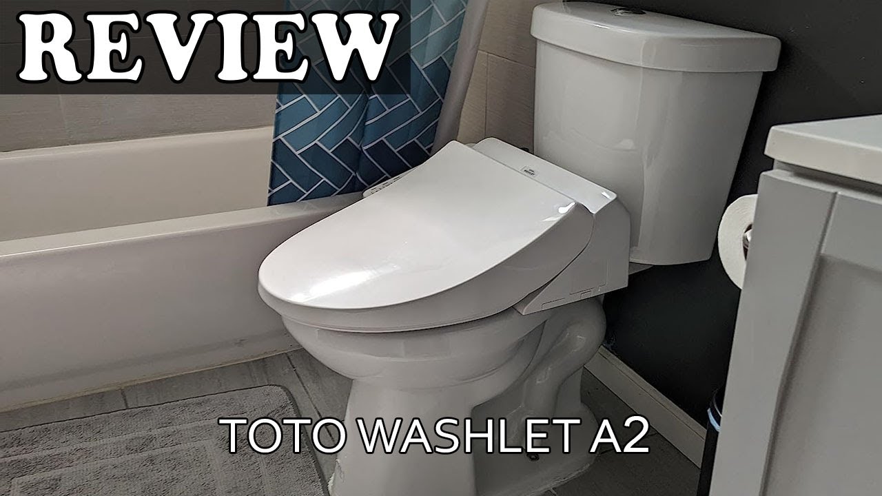 TOTO WASHLET A2 Electronic Bidet Toilet Seat Review - YouTube