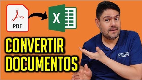 Cómo CONVERTIR archivos PDF a EXCEL sin programas GRATIS!!!!!
