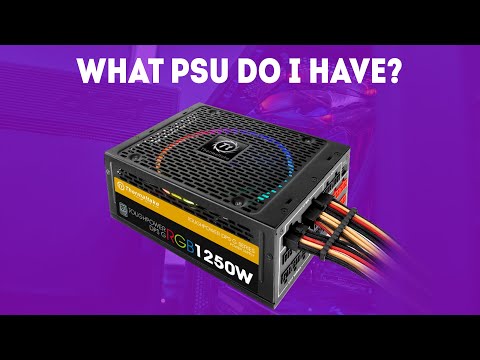 Video: How To Find Out What Power The Power Supply Has