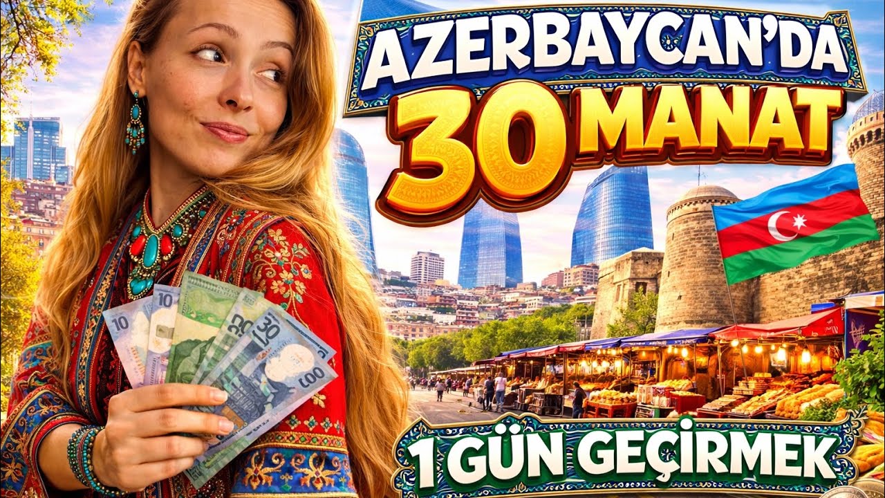 AZERBAYCAN'DA 30 MANAT İLE BİR GÜN GEÇİRMEK! (SÜRPRİZ SONLU)