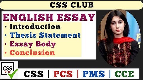CSS/ PMS ENGLISH ESSAY LECTURE BY  MAM FATIMA BATOOL | CSS ENGLISH ESSAY LECTURE